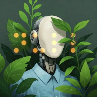 Jared Dunham - Botanical robot illustration